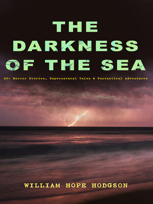 cover image of THE DARKNESS OF THE SEA